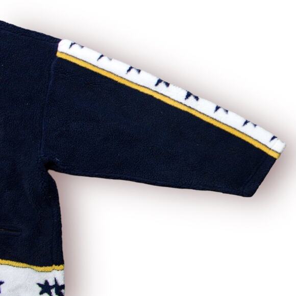 Vintage Spyder USA Ski Team Deep Pile Fleece Zip-Up Jacket - Picture 4 of 9